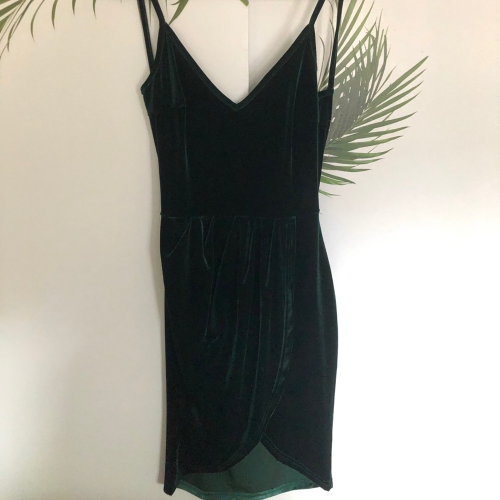 Velvet Low-Back Dress